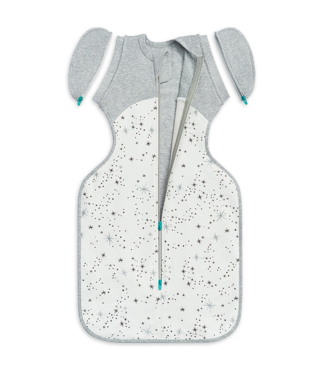 Swaddle Up™ Transition Bag 1.5 TOG Cotton White North Star