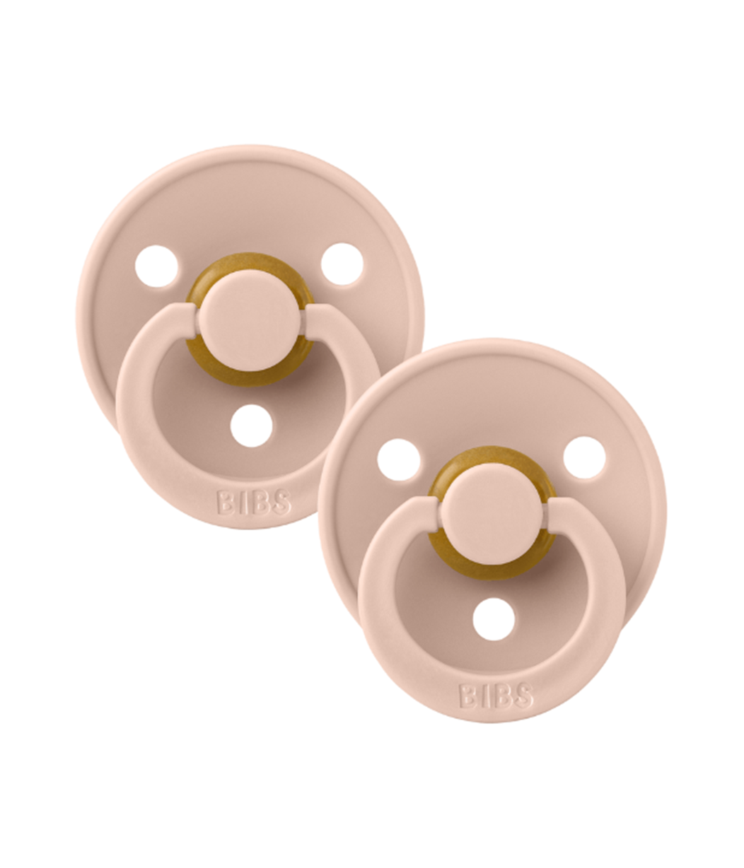 BIBS® Dummies 2 Pack Round Blush