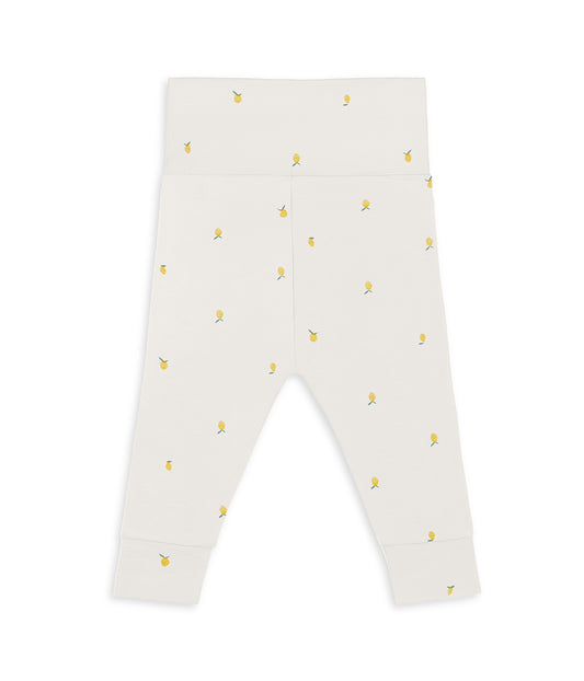 Leggings Viscose from Bamboo Cream Lemons